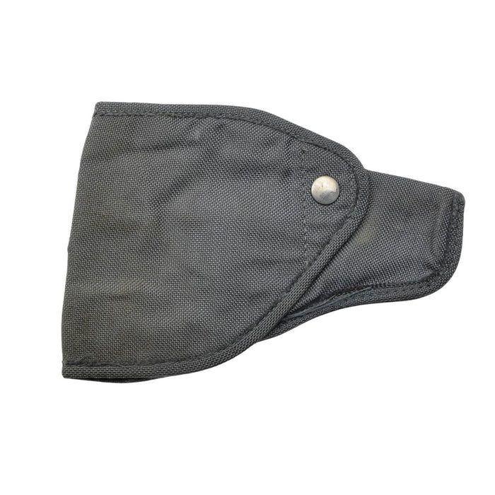 Originele Italiaanse Militaire Pistoolholster Drukknoop Duurzaam Canvas Grijs - GoMilitar