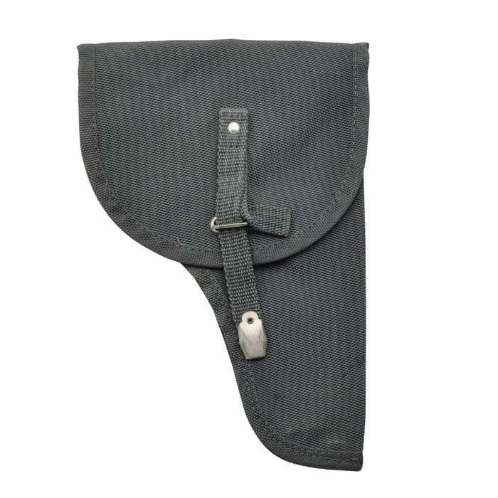 Origineel Italiaans Militair Pistoolholster Doorngesp Sluiting Polykatoen Grijs - GoMilitar