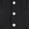 Origineel Italiaans militair politiejas Officiële officier formeel zwart uniform