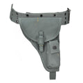 Originele Italiaanse politie -pistoolgordelholster met munitiezakje nieuw