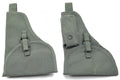 Originele Italiaanse politie -pistoolgordelholster met munitiezakje nieuw