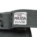 Originele Italiaanse politie -pistoolgordelholster met munitiezakje nieuw