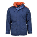 Originele Italiaanse trilamineerde marine parka jas vintage waterdicht nieuw nieuw