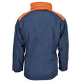 Originele Italiaanse trilamineerde marine parka jas vintage waterdicht nieuw nieuw
