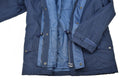 Originele Italiaanse trilamineerde marine parka jas vintage waterdicht nieuw nieuw