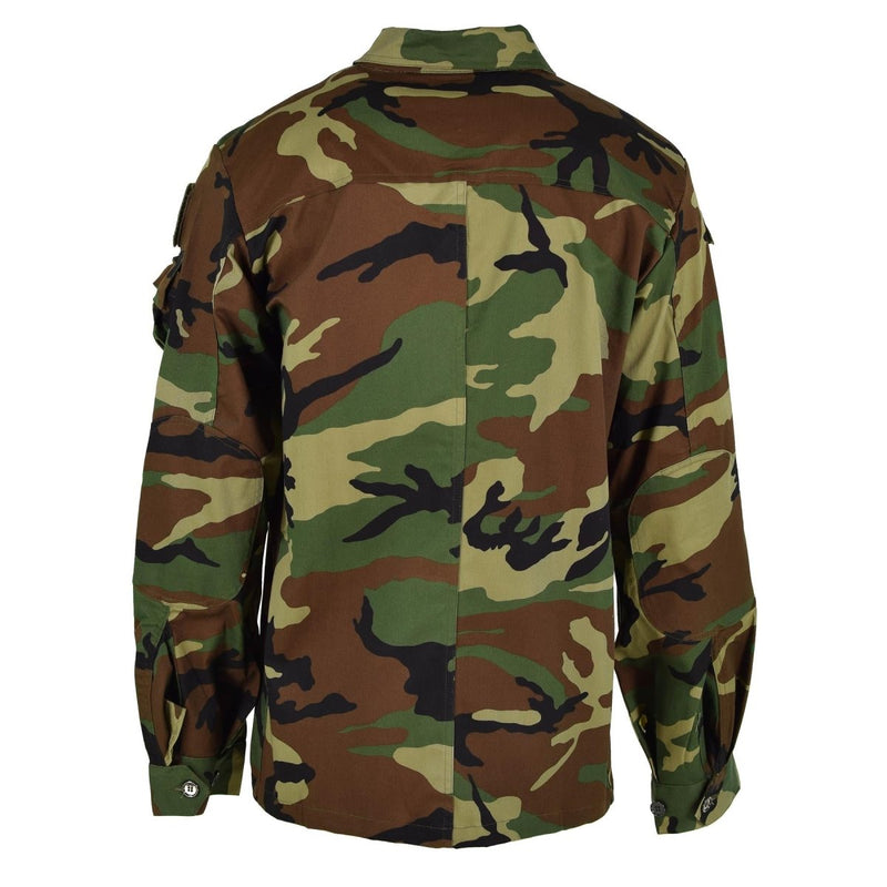 Origineel Italië militaire gevechtsjack lichtgewicht bos camo leger surplus nieuw