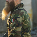 Origineel Italië militaire gevechtsjack lichtgewicht bos camo leger surplus nieuw