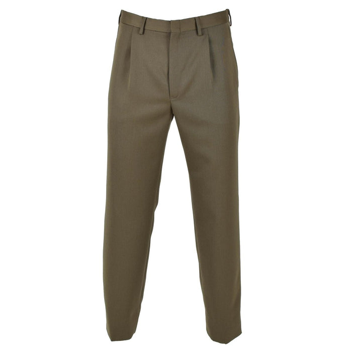 Originele Italiaanse militaire formele broek PANTALONE VERDE vintage bruin - GoMilitar