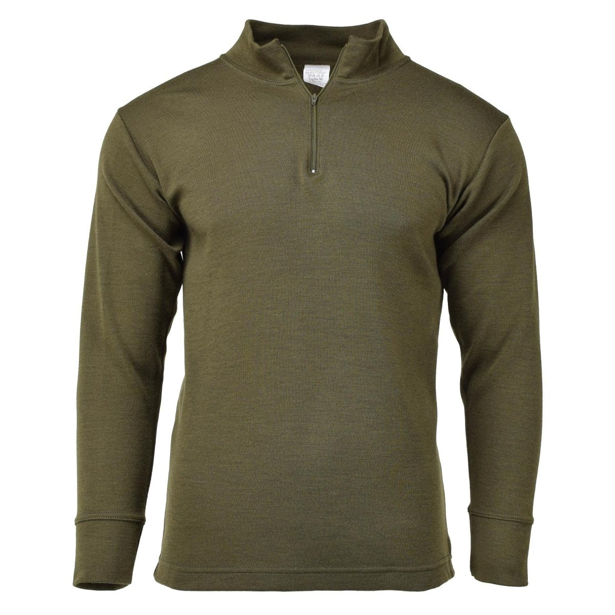 Origineel Italië militair shirt ritssluiting onder de lichte lichtgewicht ademende olijf
