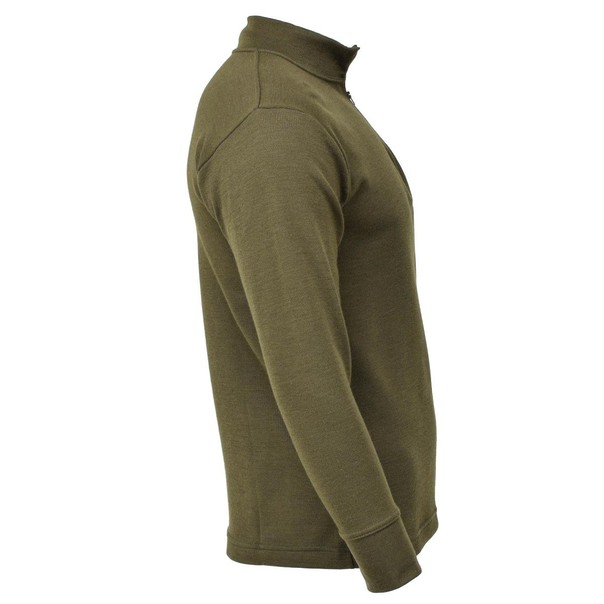 Origineel Italië militair shirt ritssluiting onder de lichte lichtgewicht ademende olijf