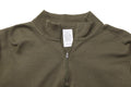 Origineel Italië militair shirt ritssluiting onder de lichte lichtgewicht ademende olijf