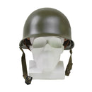 Original Military Belgian Steel Helmet M51 tactical combat army inner pvc Olive - GoMilitar