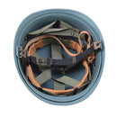 Original Military Belgian Steel Helmet M51 tactical combat inner pvc Light Blue - GoMilitar