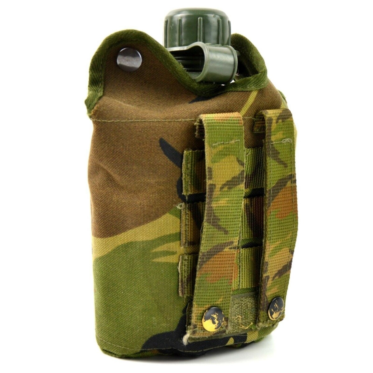 Oorspronkelijke Nederlandse Nederlandse leger kantine met beker en camo -cover