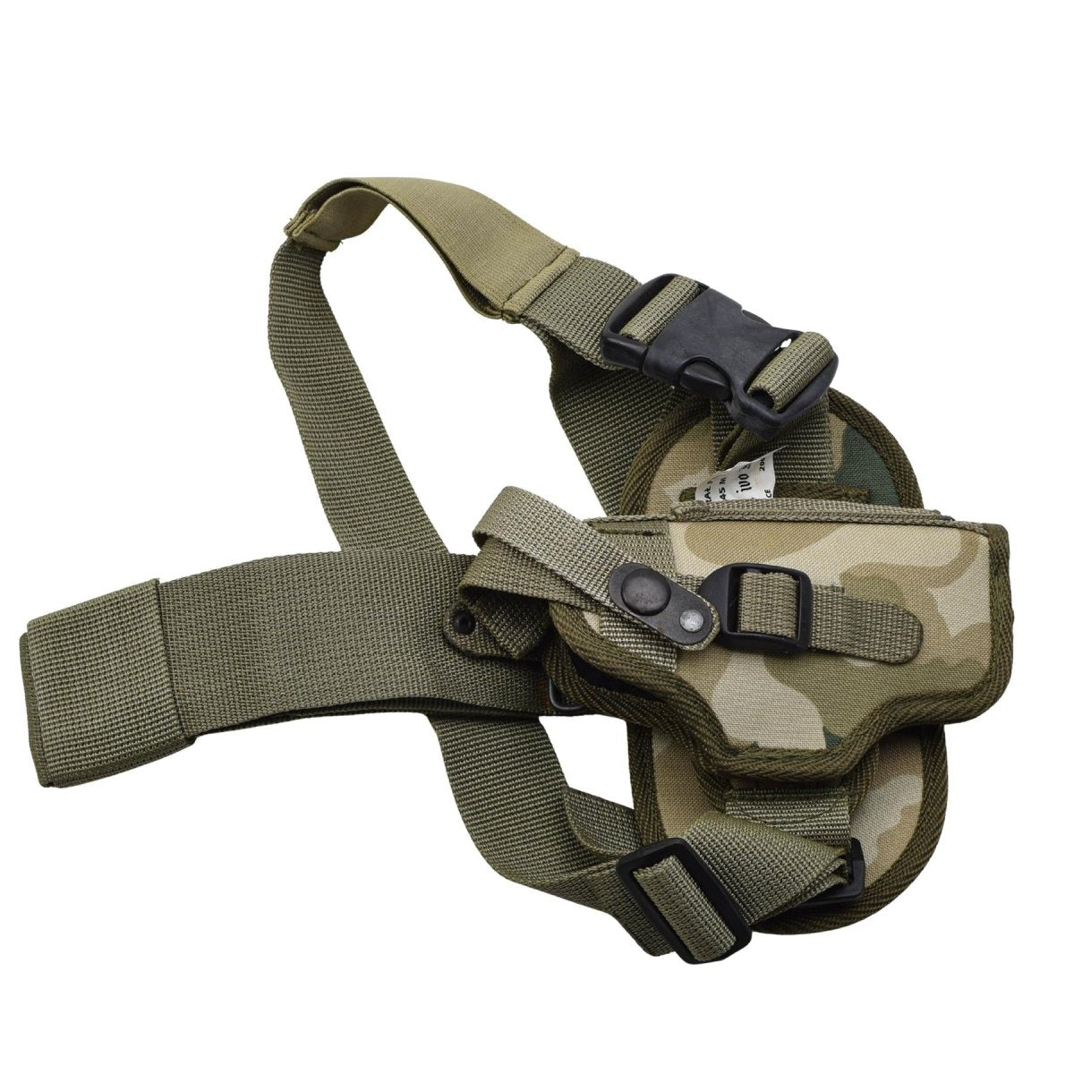 Originele Poolse militaire drop-leg holster P-83 Wanad Pantera Desert Camo