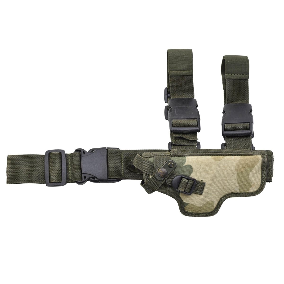 Originele Poolse militaire drop-leg holster WIST-94 snelsluiting Pantera