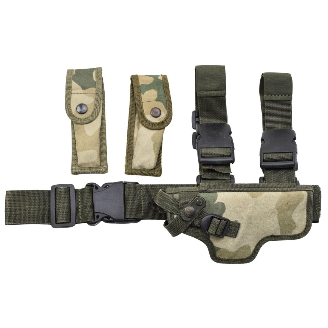 Originele Poolse militaire drop-leg holster WIST-94 snelsluiting Pantera