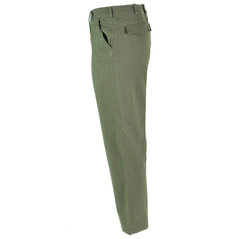 Original Portuguese army field combat pants olive green military pants Portugal - GoMilitar