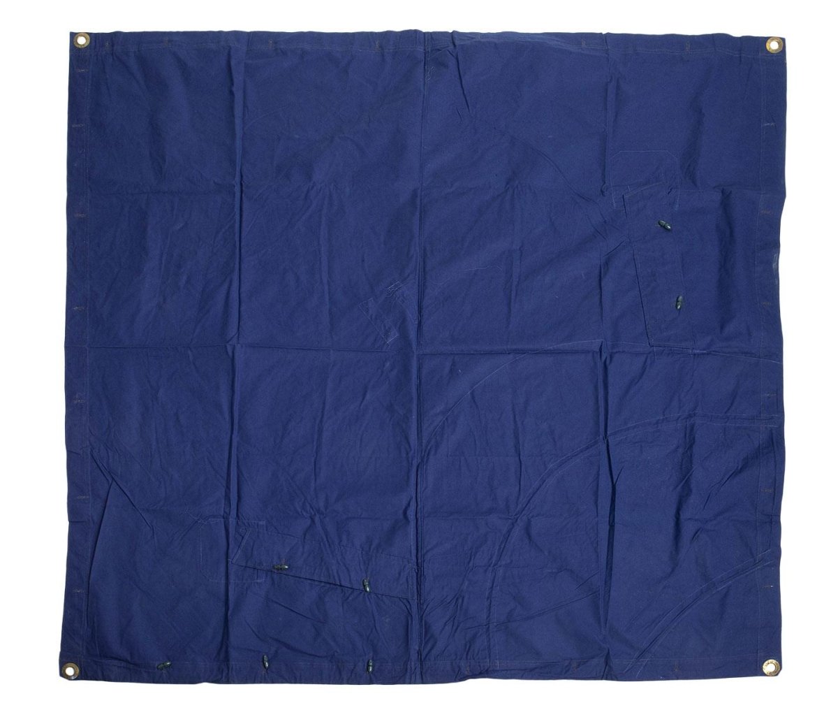 Oorspronkelijke Roemeense militaire tent Tarpaulin Blue waterdichte 1,80x1.80 cm overschot