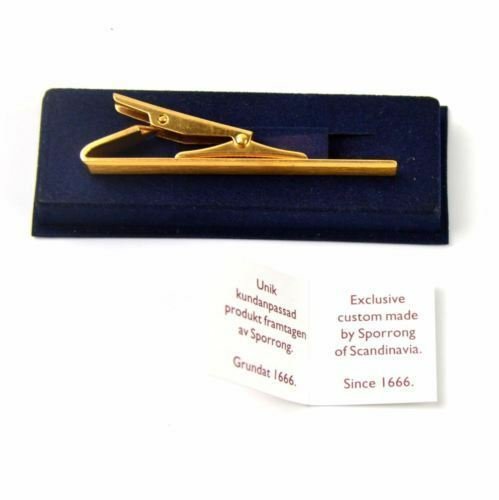 Origineel Scandinavië Sporong Brand Tie Clip Zweden Army Air Forces Uniform