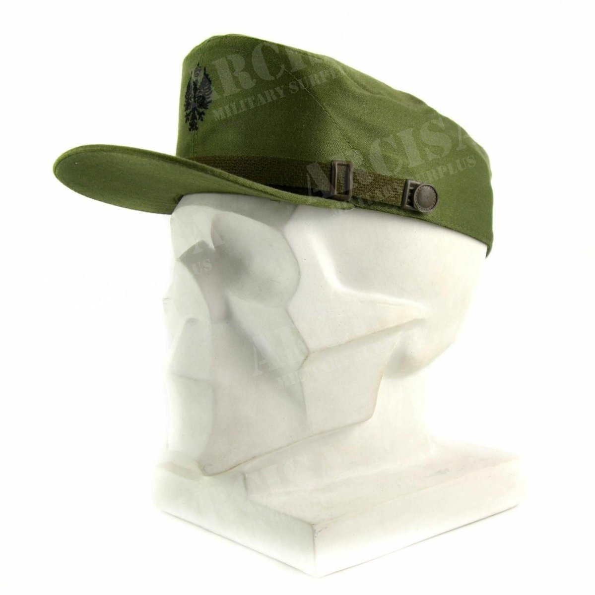 Originele Spanje Spaans militair vizier Cap Army Navy piekte hoed olijfgroen