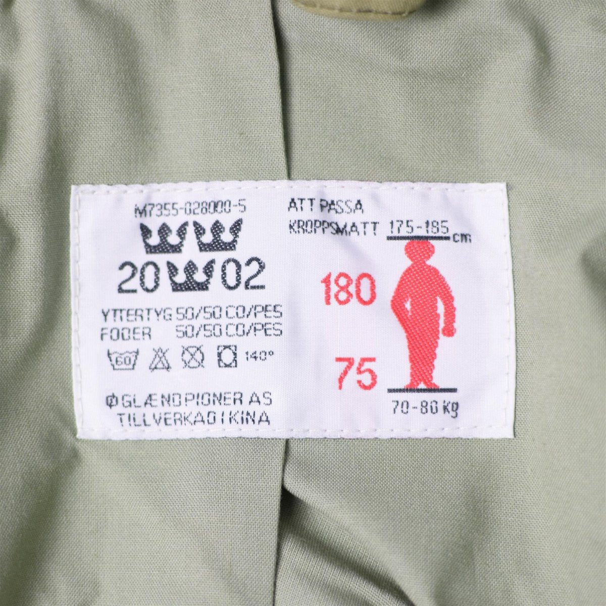 Original Zweeds Army M90 Jacket Splinter Camouflage Field Combat Tanker Nieuw
