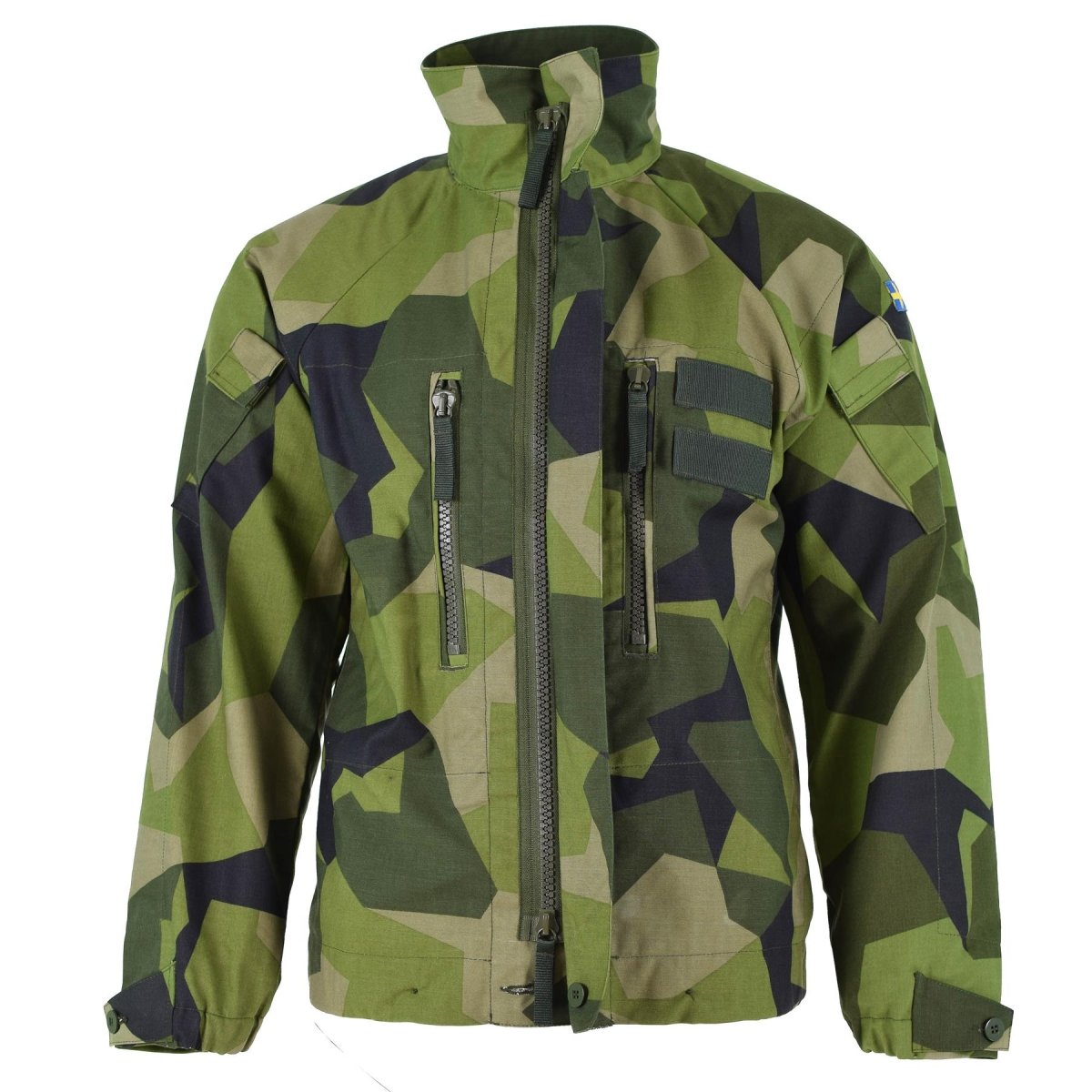 Original Zweeds Army M90 Jacket Splinter Camouflage Field Combat Tanker Nieuw