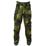 Origineel Zweeds leger m90 broek splinter camouflage veld gevechten broek nieuw