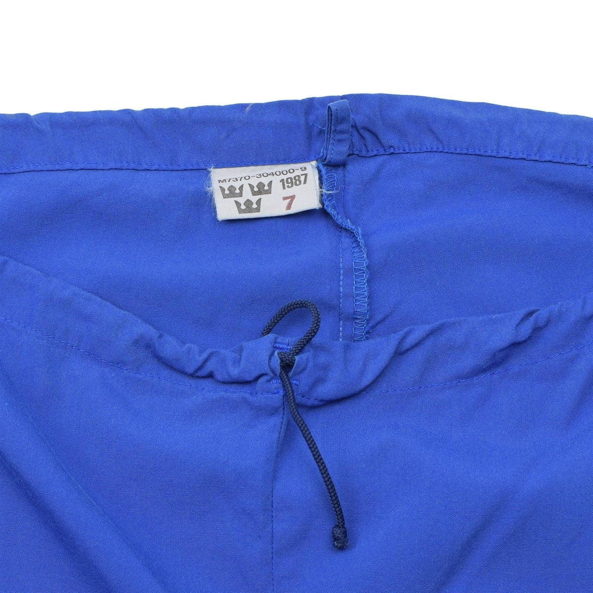 Originele Zweedse militaire treffersbroek Verstelbare taillewerk Draag blauw