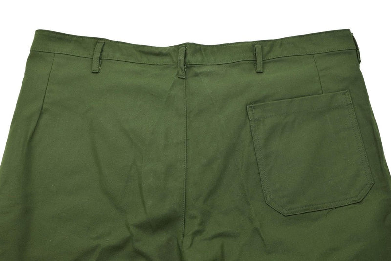 Originele Zweedse militaire werkbroek groen vintage werkkleding broek nieuw