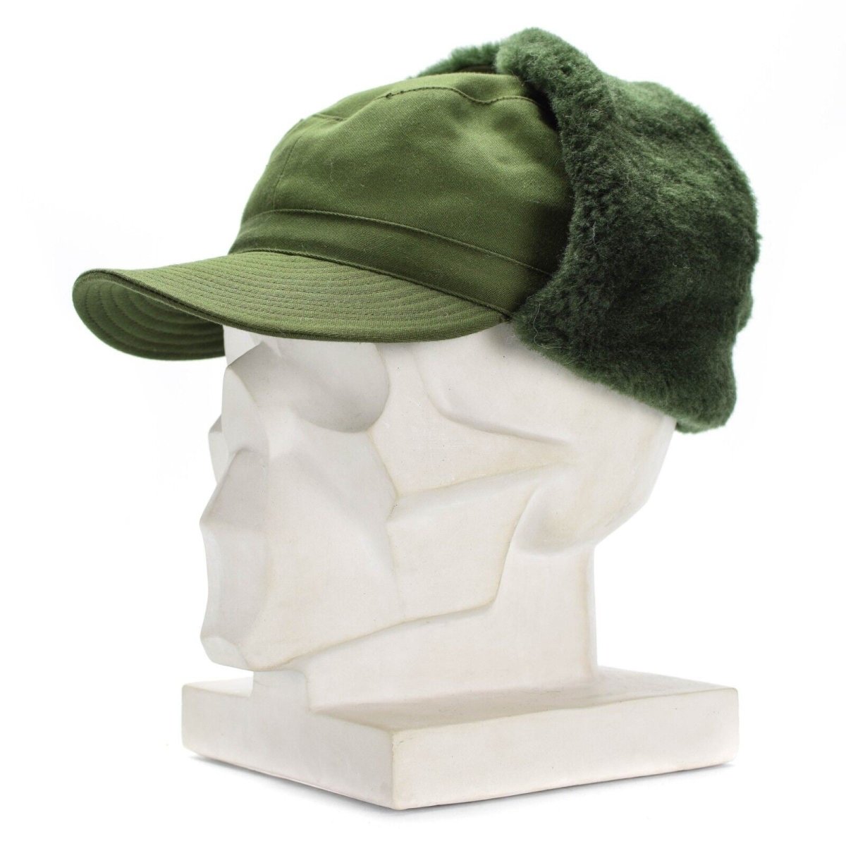 Origineel Zweeds Zweden militair leger Winter Green M59 Combat Field Cap Hat Nieuw