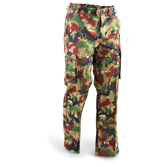Originele Zwitserse legerbroek M83 gevecht Alpenflage Camo veldbroek Zwitserland - GoMilitar
