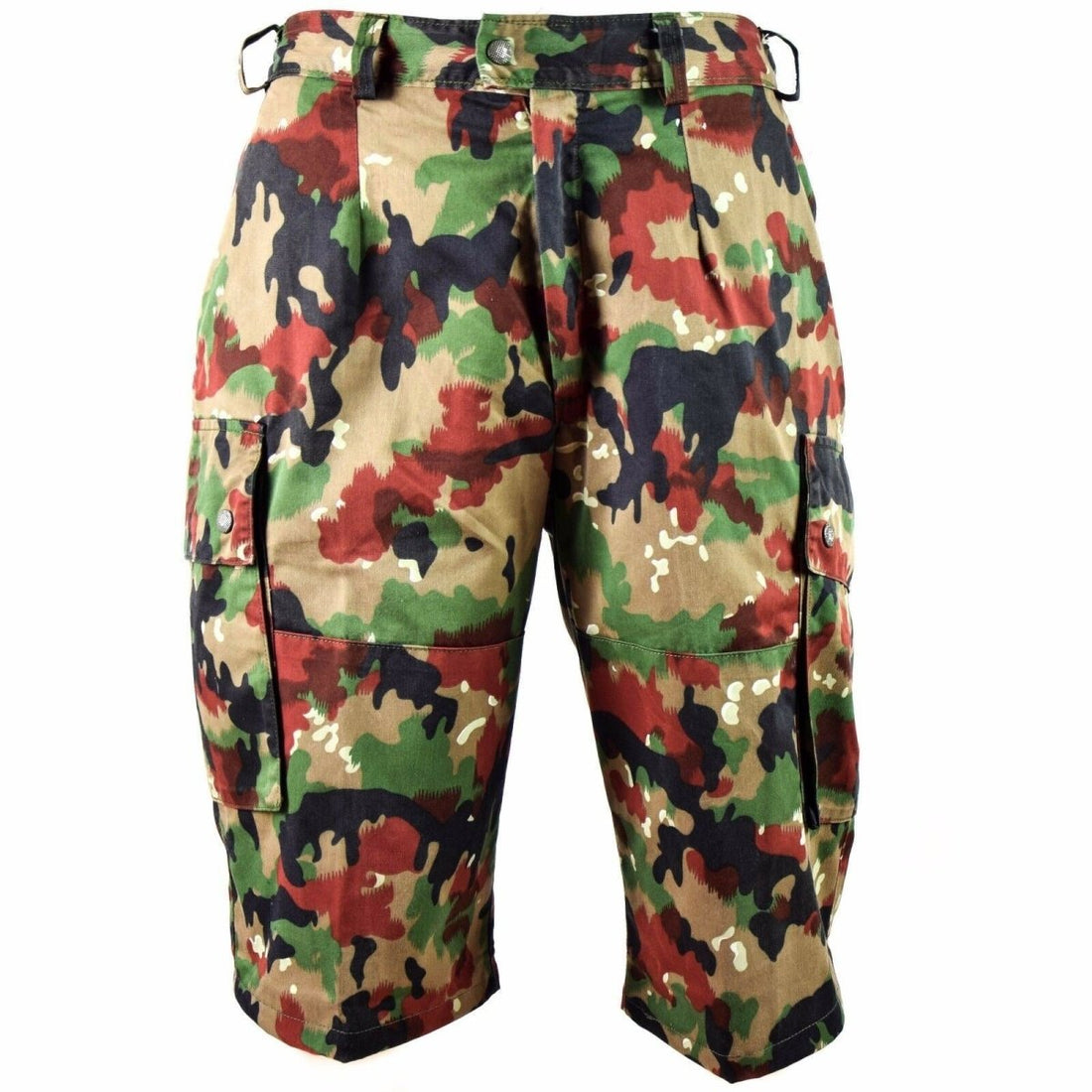 Originele Zwitserse legerhorts M83 Combat Field Alpenflage Taz 83 Camo -vrachtshorts