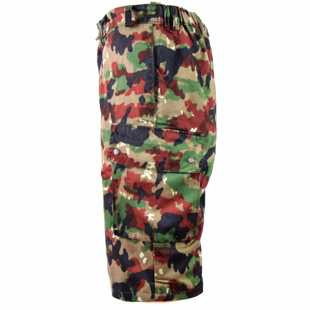 Originele Zwitserse legerhorts M83 Combat Field Alpenflage Taz 83 Camo -vrachtshorts