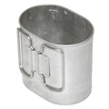 Originele Zwitserse legertroepen vintage aluminium vlindercanteen mess militaire beker