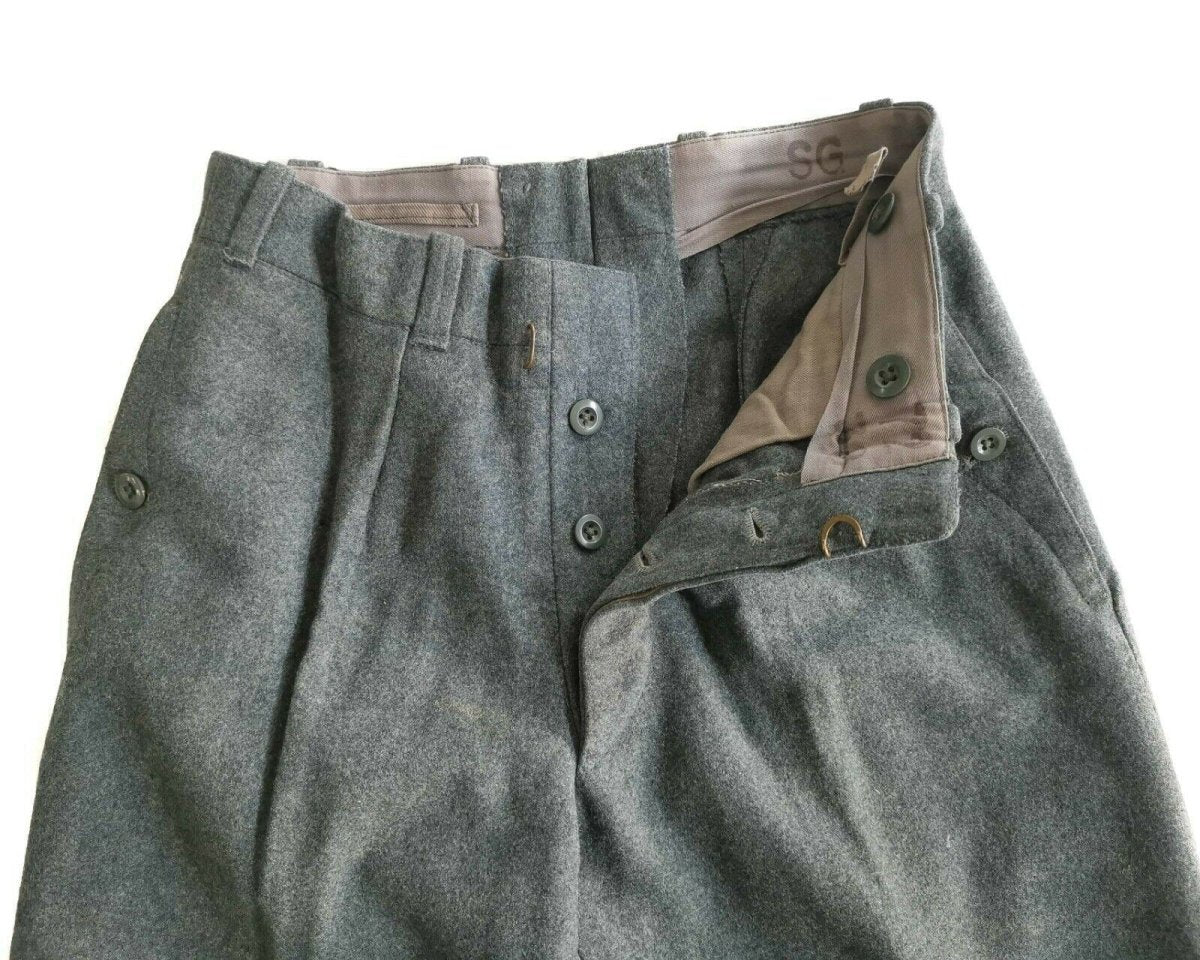 Originele Zwitserse leger wollen broek Militair Surplus Field broek Zwitserland