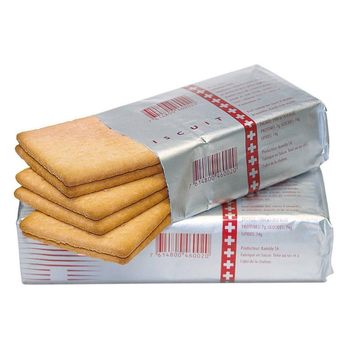 Origineel Zwitsers Militair Koekje 100 g Authentieke Smaak Outdoor Survival - GoMilitar