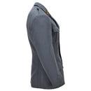 Origineel Zwitsers militair formeel jasje met 4 zakken en schouderepauletten grijs