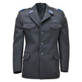 Origineel Zwitsers militair formeel jasje Vintage 4-pocketontwerp donkergrijs