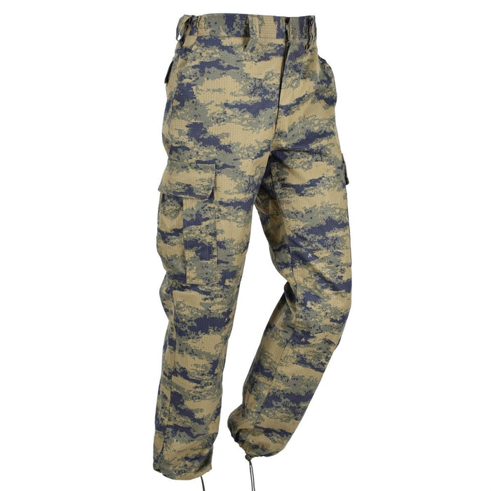 Originele Turkse legerblauwe digitale camouflage tactische broek ripstop gevechtsbroek - GoMilitar