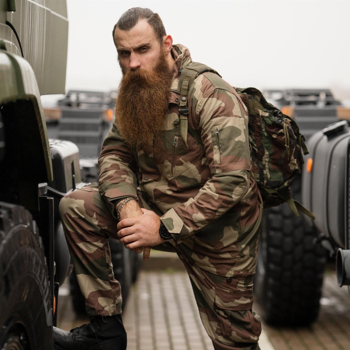 Originele Turkse militaire camo Parka duurzame ripstop w verwijderbare voering tactisch