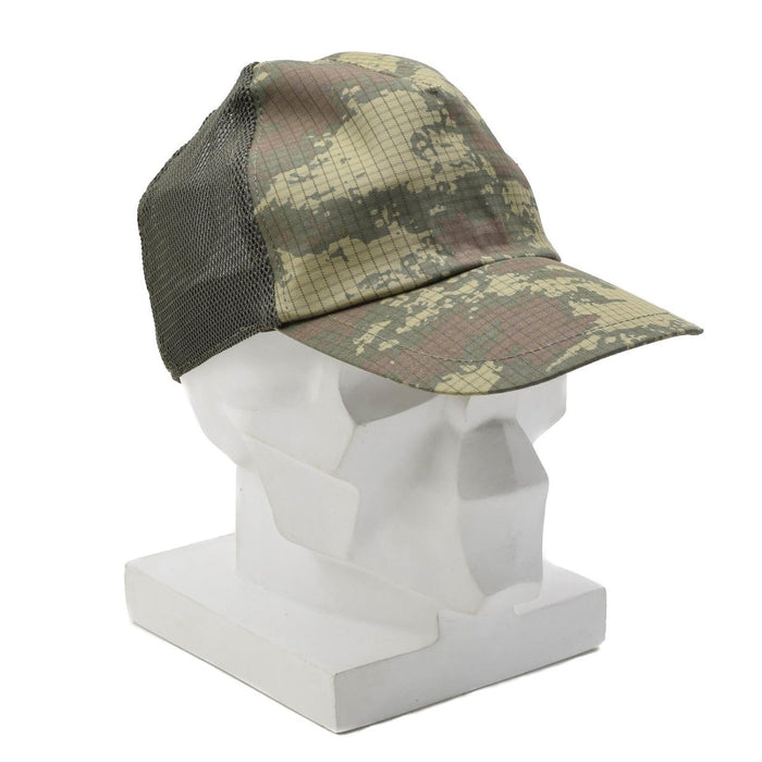 Originele Turkse militaire veldpet snapback ripstop mesh-inzetstuk M2008 Camo - GoMilitar