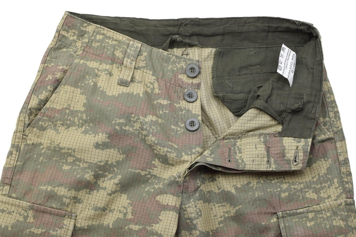 Originele Turkse militaire veldbroek, duurzame ripstop legeruitgave M2008 Camo