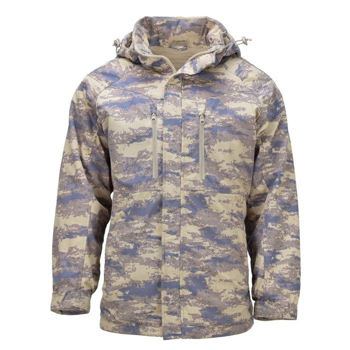 Originele Turkse militaire veldparka Rip Stop gewatteerde voering M2018 Camo - GoMilitar