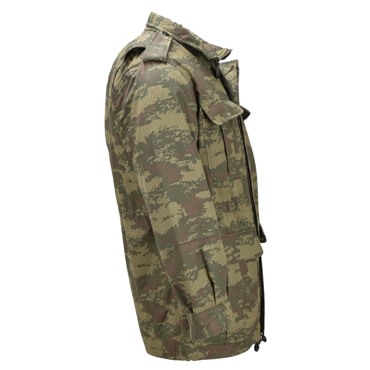 Originele Turkse militaire veldparka Ripstop fleece voering M2008 Camo