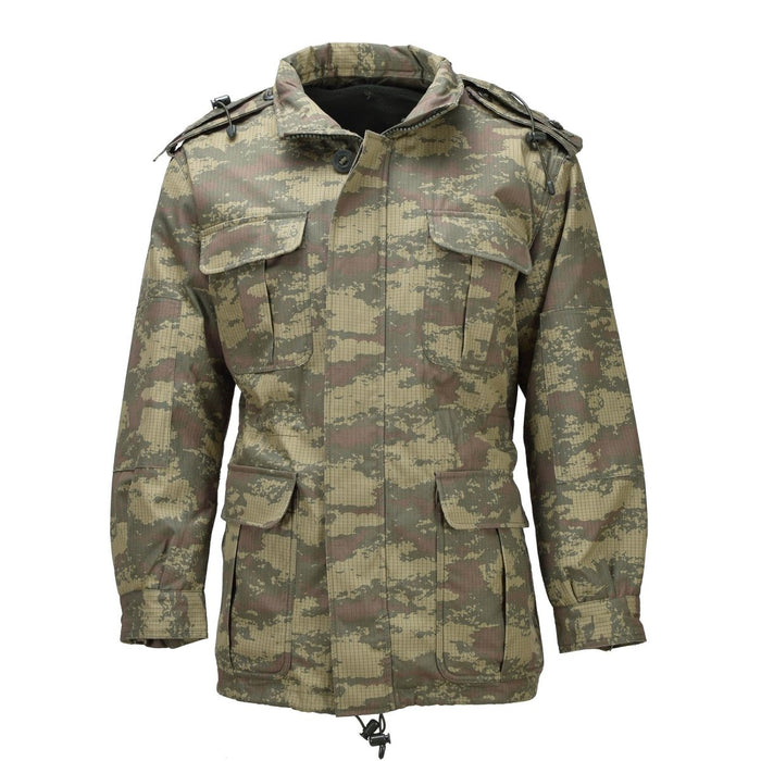 Originele Turkse militaire veldparka Ripstop fleece voering M2008 Camo - GoMilitar