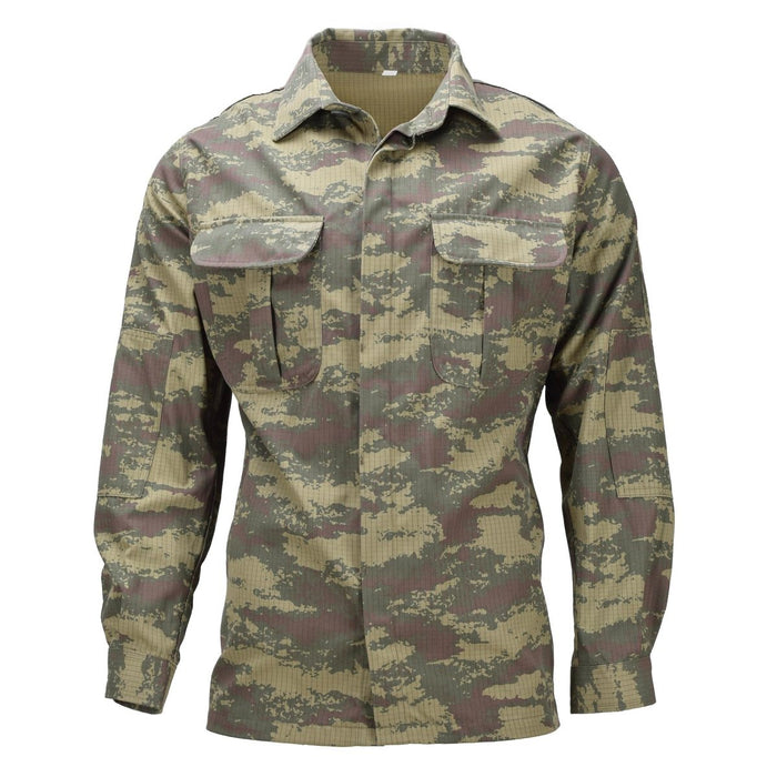 Origineel Turks militair veldshirt krasbestendig RipStop M2008 Camo - GoMilitar