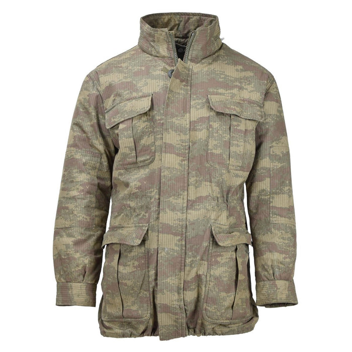 Origineel Turks militair parachutistenjack parka camo ripstop gevoerd leger - GoMilitar