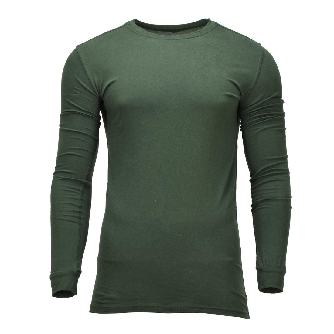 Origineel Oekraïens militair thermisch ondershirt katoen met lange mouwen groen