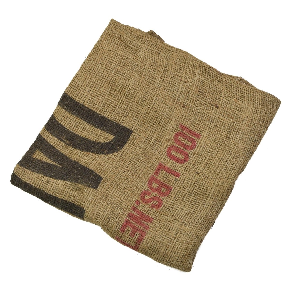 Originele US Army WWII Aardappelzak Vintage Militaire Surplus Opbergtas Bruin